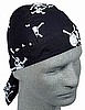 White Skull Crossbones, Standard Headwrap